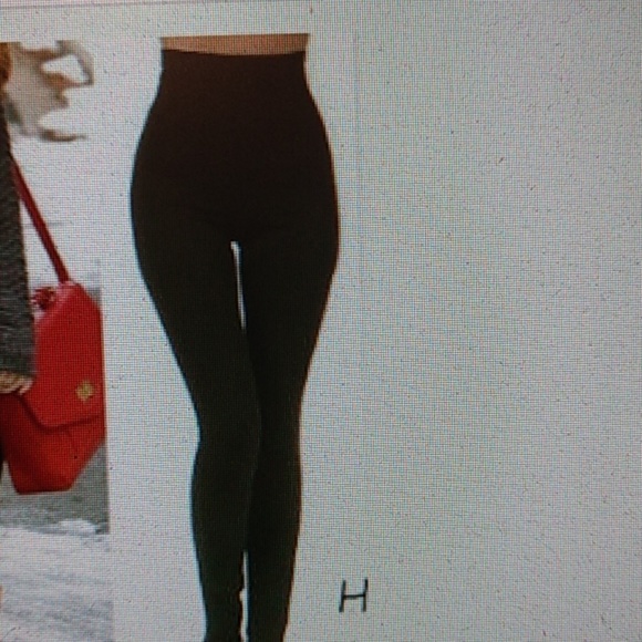 Tummy Control Fleece Leggings  0ne Pair NWT - Picture 2 of 7